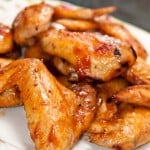 baked chicken wings ready